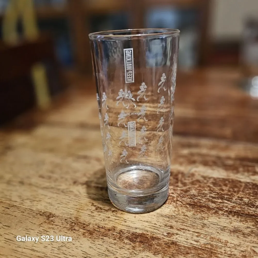 Johnnie Walker Keep Walking 12oz Cocktail High Ball Glass 5-3/4